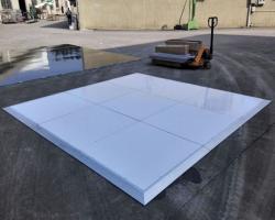 dance floor white 