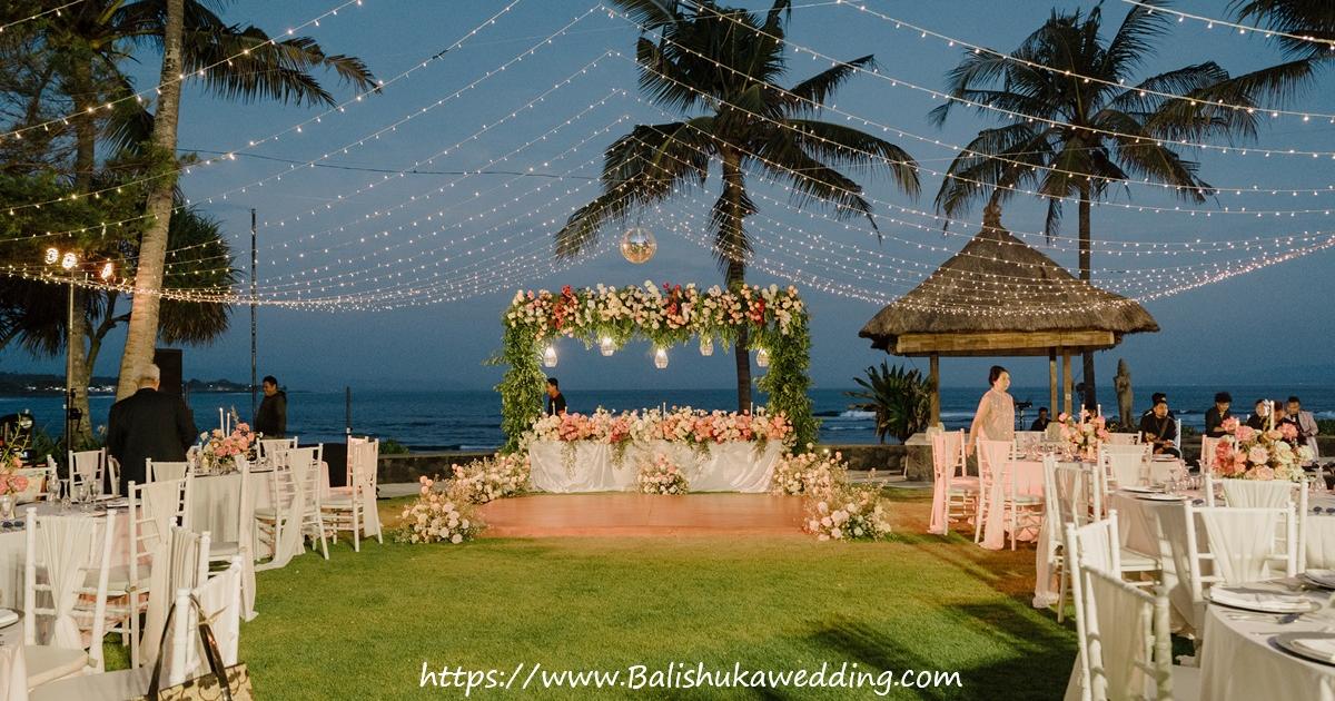 ceremony decoration anapuri villa Bali Shuka Wedding Anapuri Villa