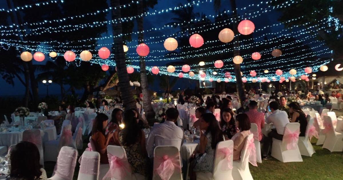 wedding reception List bali wedding reception package