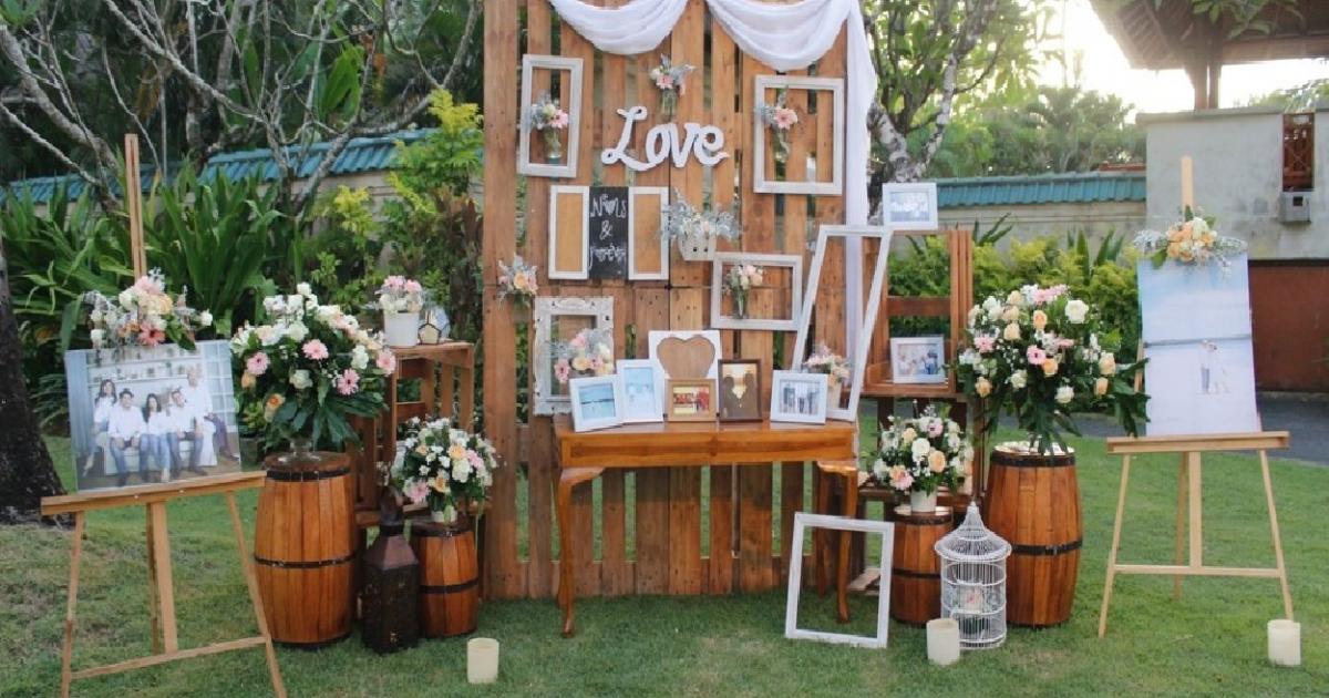 Photo booth decoration Bali