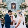 Wedding ceremony catholic church saint silvester pecatu